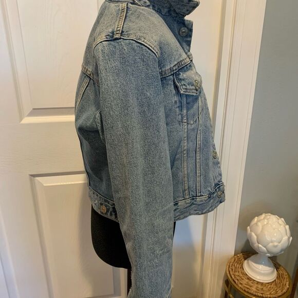 ZARA Jean Jacket Womens Sz Small - Picture 3 of 10